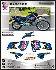 KLX 650R 1993  ADESIVI ADHESIVES GRAFICHE STICKERS DECALS