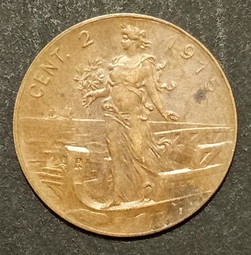 Centesimi lire prora 1915 - lire,