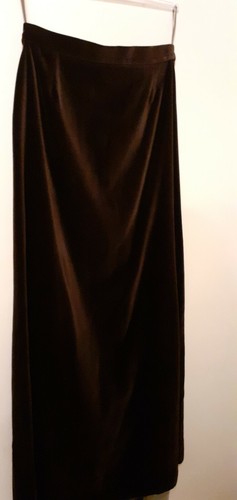 Gonna maxi velluto cotone - maxi,