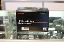 Sigma DC 18-125 mm f/3.8-5.6