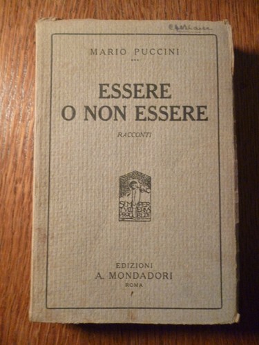 Mario puccini essere o - mario,