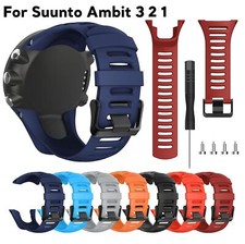 Cinturino orologio gomma silicone per Suunto Ambit3 Peak Ambit 2/1/2S/2R