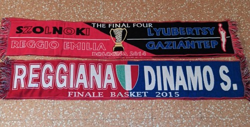 Sciarpa pallacanestro reggiana - pallacanestro,