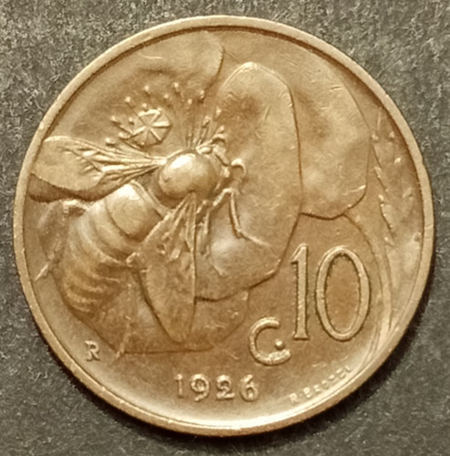 Centesimi lire ape 1926 - lire, spl