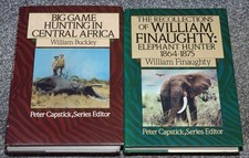 2 Books: Big Game Hunting in Central Africa Buckley & William Finaughty Hunter