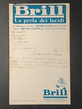 Ricevuta-Foglio BRILL Crema per scarpe anni 50 (1)