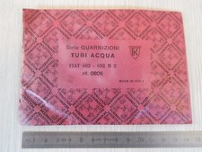 GUARNIZIONI SERIE TUBI ACQUA FIAT 682 - 682 N2