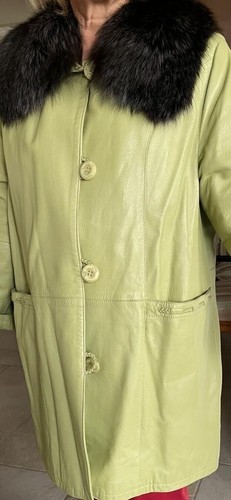 Cappotto pelle realizzato - pelle,
