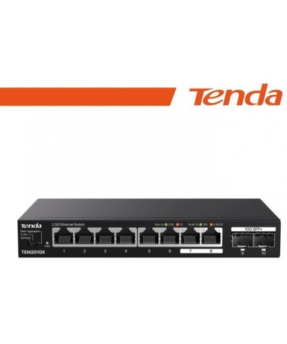 Tenda switch 10 port - -10, port(8