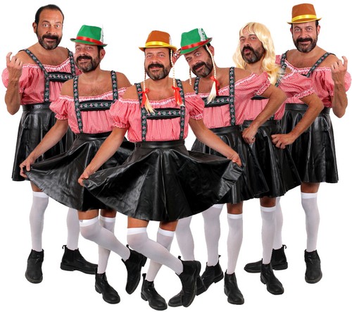 Costumi uomo donna bavarese - costumi,
