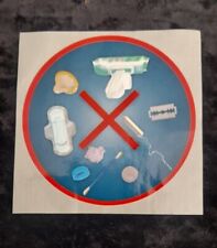 Adesivo A Norma di Legge per Sanitrit Sanuplus UP ricambio Originale art.2982