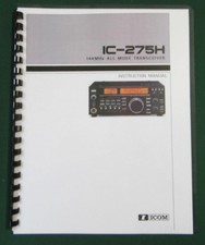 Icom IC-275H Manuale Istruzioni: Stock Carte Premium e Cover Protettive in Plastica!