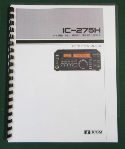 Icom 275h manuale - icom,