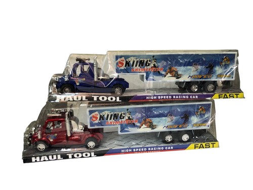 Camion rosso blu - rosso, e