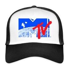 MTV Logo Cool Moon Design Con Cappellino Camionista Astronauta