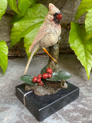 Statua cardinale bronzo
