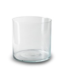 Vaso vetro cilindrico - vaso,