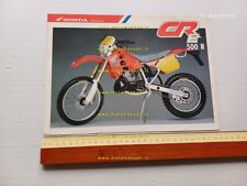 HM Honda CRE 500 R Enduro 1990 depliant originale italiano