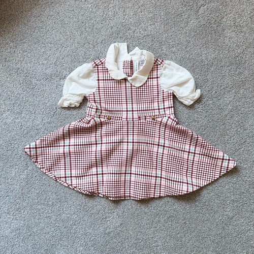 Abito rosso quadri janie and - rosso,