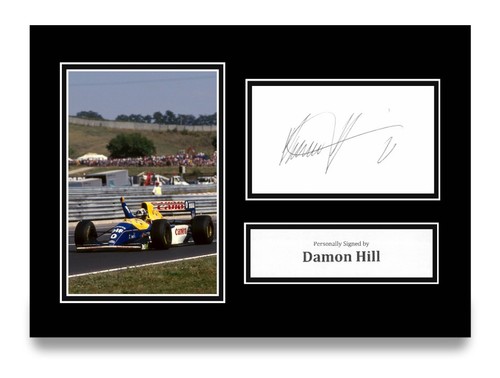 Damon hill foto firmata - foto, a