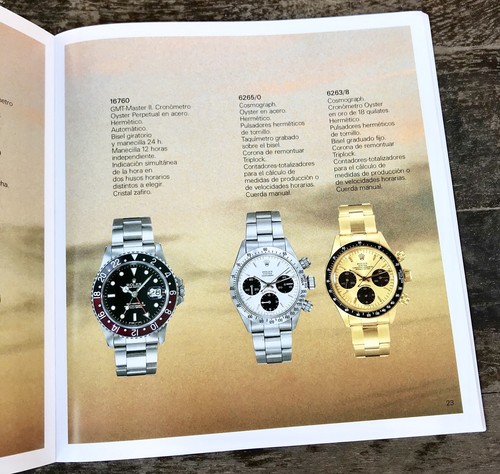 Rolex 1984 catalogue explorer - 1984,