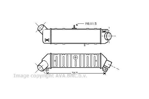 Intercooler volkswagen caddy - intercooler,