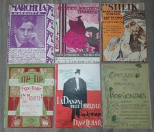 Lotto di 39 Spartiti Musicali antichi/d'epoca - fine '800 / primi '900