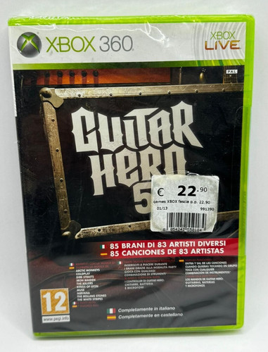 Guitar hero xbox 360 pal - pal, ita