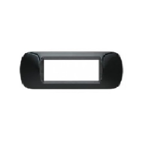 Placca nero metallo - placca,