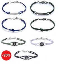 S'Agapo Bracciale Uomo Gomma