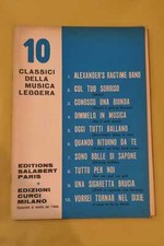 SPARTITO 10 CLASSICI DELLA