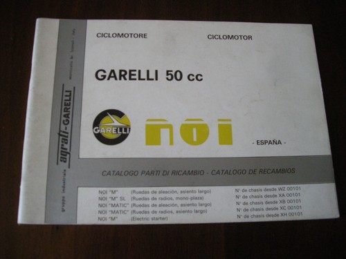 Garelli catalogo ricambi - garelli,