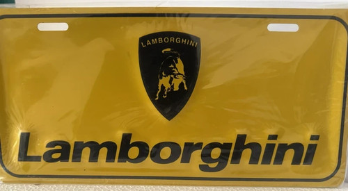 Targa auto lamborghini - lamborghini, in