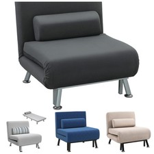 HOMCOM Poltrona Letto Singolo