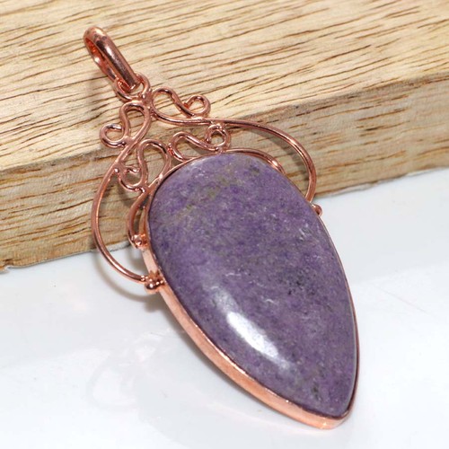 Ciondolo purpurite placcato - ciondolo,