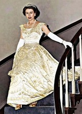 Cartolina Regina Elisabetta II