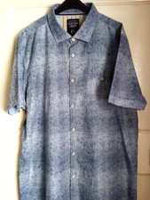 Camicia 2XL blu chiaro paisley