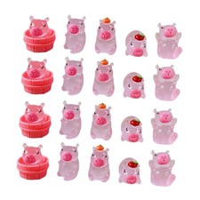 20x Mini statue di animali in