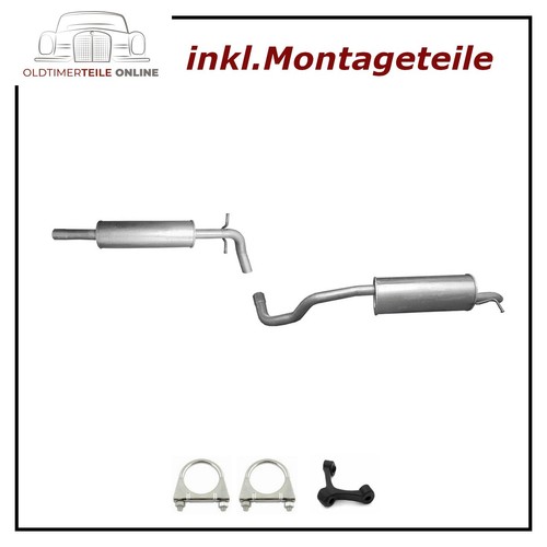 Scarico set skoda rapid - scarico,