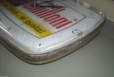 INUSUALE TARGA PUBBLICITARIA_INSEGNA DECORATIVA_DA COLLEZIONE_CAFFE' CAMILLONI