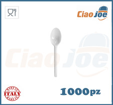 Cucchiai plastica bianchi - cucchiai,