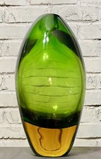 Vaso vintage in vetro di Murano Flavio Poli ~ per Seguso Vetri d'Arte