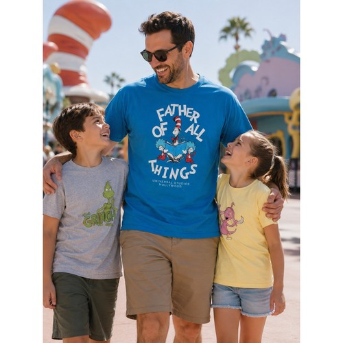 Shirt grafica blu universal - blu,