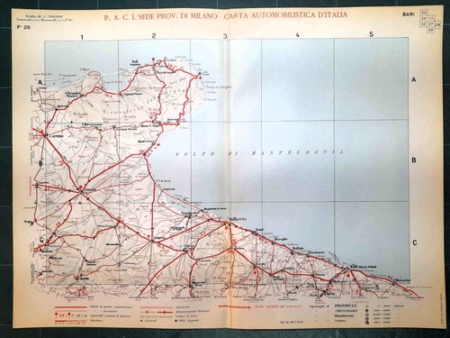 Carta geografica stradale