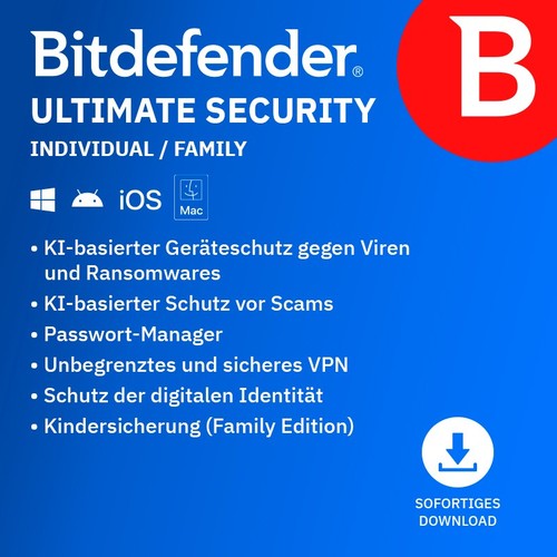 Bitdefender ultimate security - bitdefender,