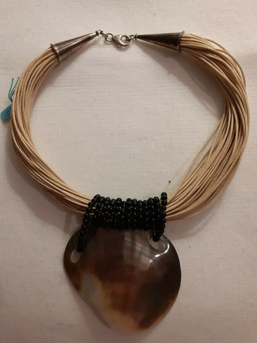 Collana ciondolo madreperla - collana,