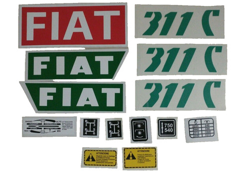 Adesivi decalcomanie fiat - ,