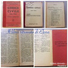 Codice Civile libro primo Camera dei Fasci e delle corporazioni 1939