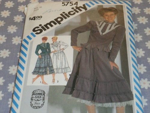 Simplicity 5754 misses gunne - simplicity,