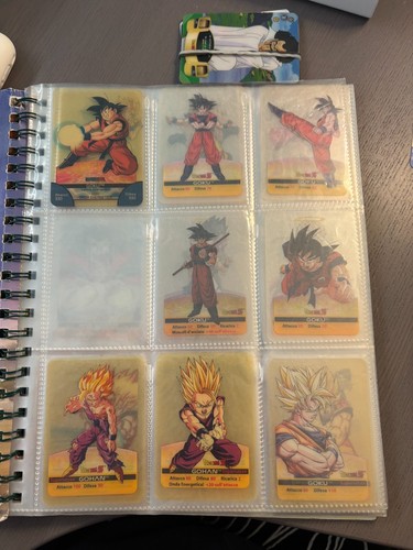 Lotto lamincards dragon ball - dragon,